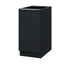 SIS - 4D spodní skříňka, 1-dveřová, levá, 870x400x600, antracit